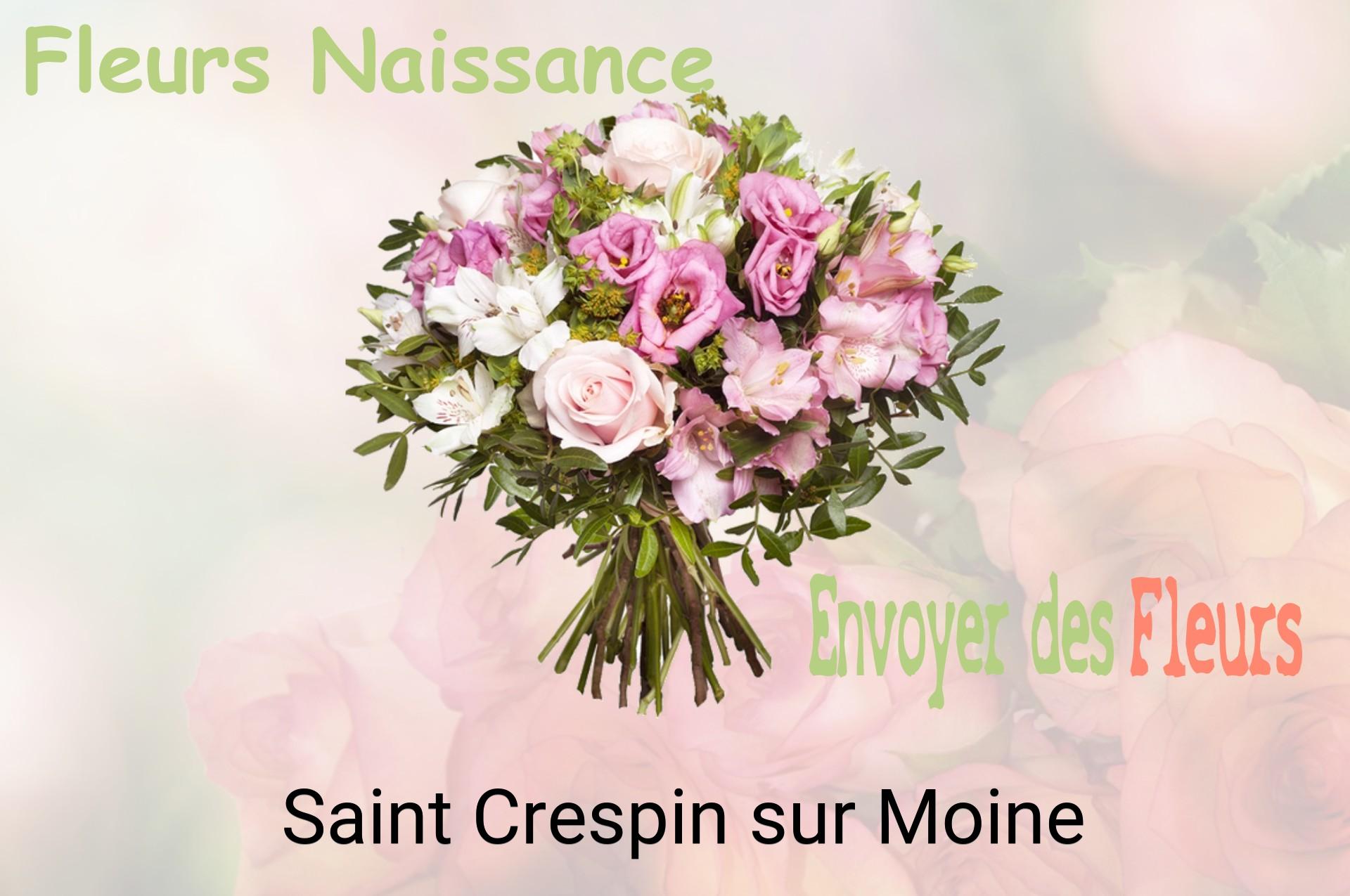 Bouquet de fleurs de naissance livré à Saint-Crespin-sur-Moine